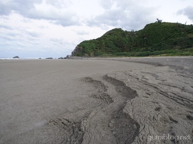 沖縄本島最北端すぐのビーチ「宇佐浜」の軽石