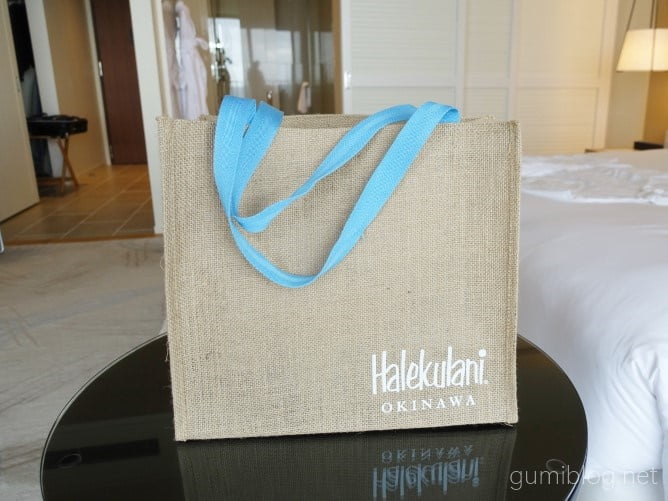 ハレクラニ沖縄のビーチバッグは持ち帰りOK